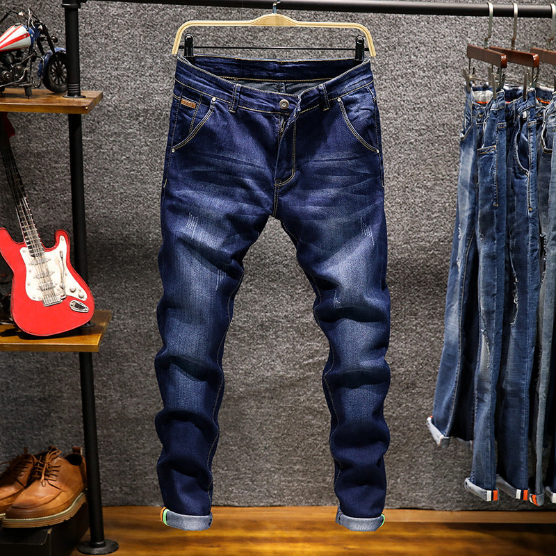 New Stretch Mid-rise Jeans For Men