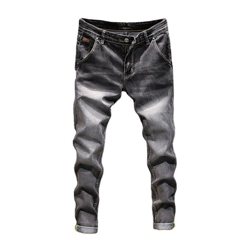 New Stretch Mid-rise Jeans For Men