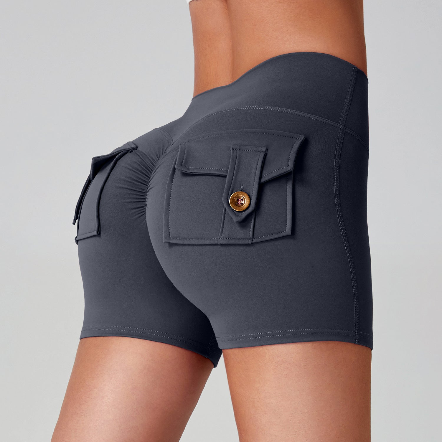 Women quick dry running leggings featuring stylish pockets and a flattering fit for activewear.